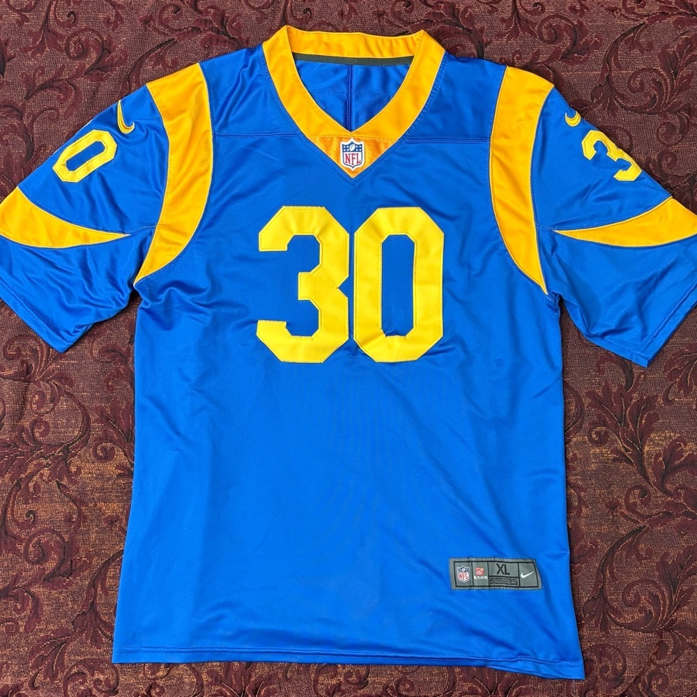 Nike Todd Gurley II #30 Los Angeles Rams Jersey